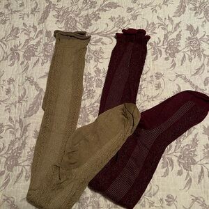 Over the knee socks by  FreePeople